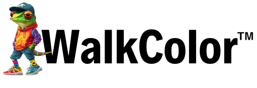 Logo WalkColor, Calcetines Divertidos