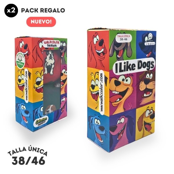 Pack Regalo I Like Dogs - WALKCOLOR