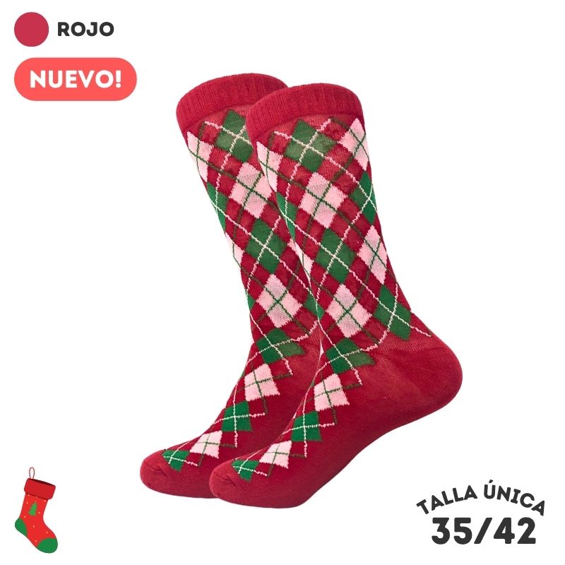 Calcetines Rombos Navideños