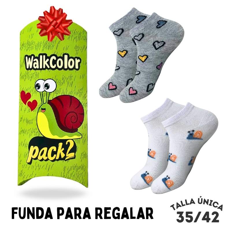 Pack 2 Calcetines Tobilleros Carazón