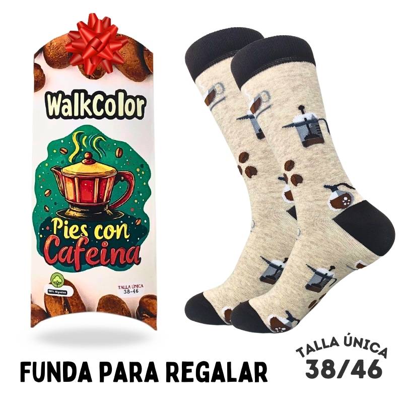 Calcetines Regalo Café