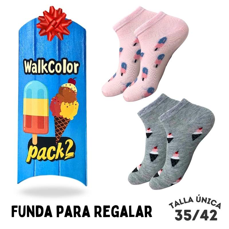 Pack 2 Calcetines Tobilleros Helados